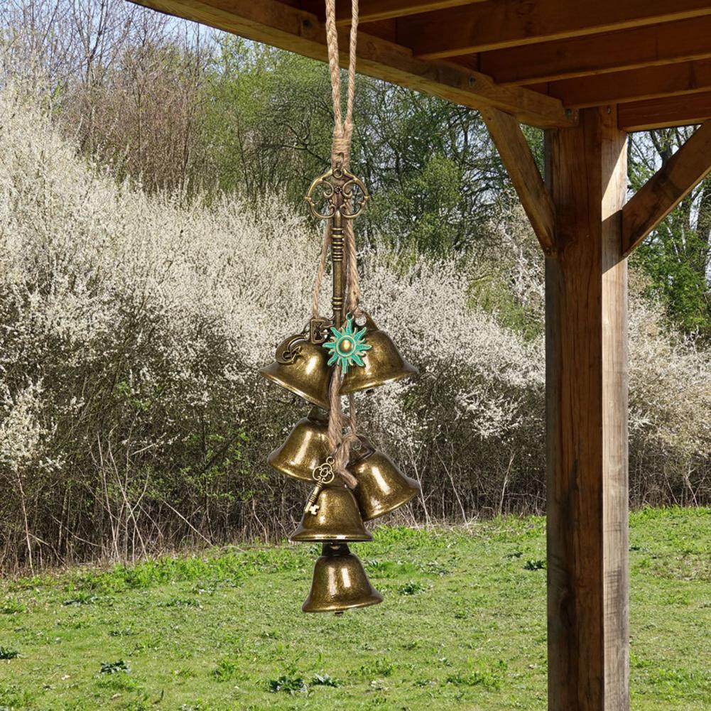 Handmade Wicca Decorations Witch Bells for Home Protection Witch Bell Protection Door Knob Wind Chime Wicca Decor Housewarming
