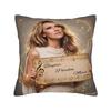 Celines Dions Paris 2026 Pillow Cover  Morden Pillow Case For Couch Sofa Bedroom Graphic Cushion Cover Gift