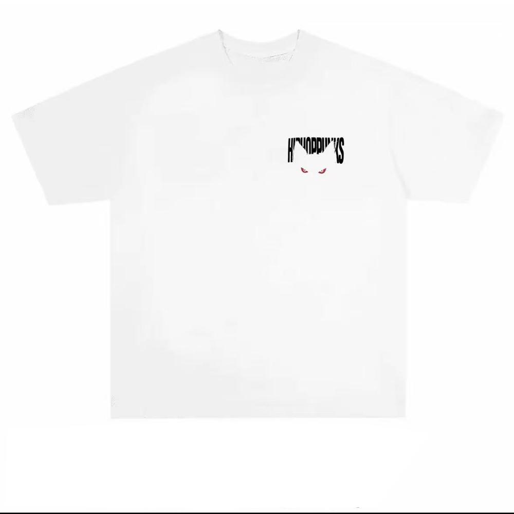 Summer Men's Trendy Y2k Style Fashionable Letter Pattern Printed Cotton Short-Sleeved Loose And Breathable Casual T-Shirt Top