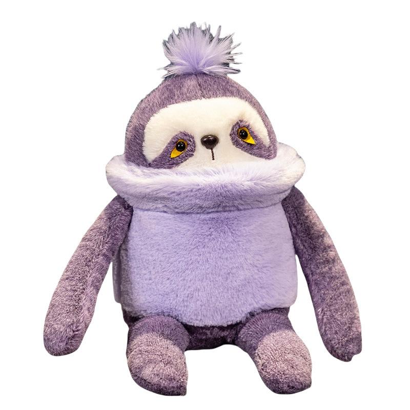 Cartoon Colorful Sloth Doll Plush Toy Cute Sloth Doll
