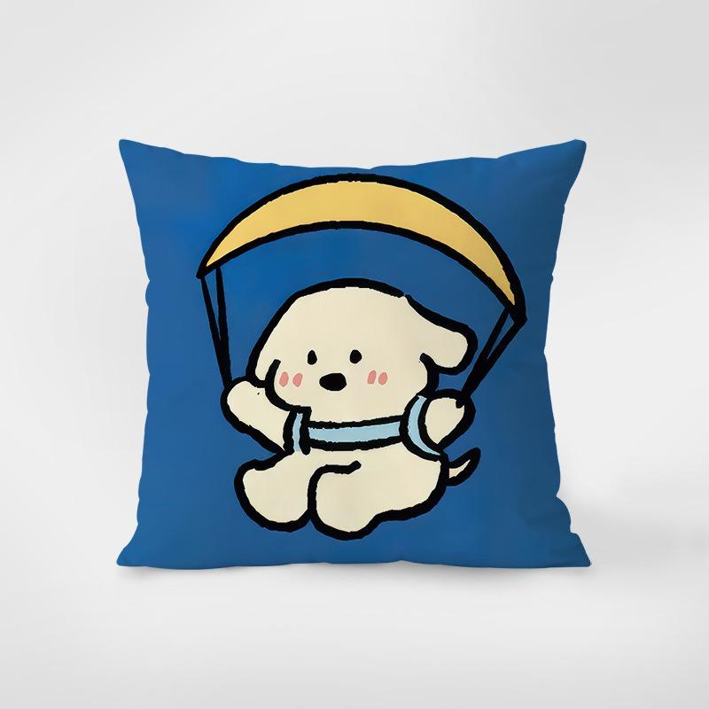 Stil desen animat Fericit Drăguț Față de pernă Îmbrățișare pentru cămin Decorare Birou Sufragerie Canapea Față de pernă