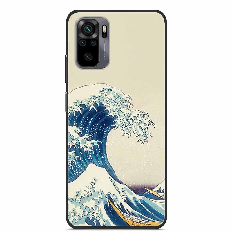 Dla Xiaomi Redmi Note 10S Case silikonowa tylna okładka etui na telefony dla Xiaomi Redmi Note10T 2021 miękki futerał uwaga 10S 10T 10 T S Coque