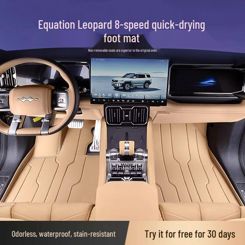 Fang Cheng Bao 8 Car Floor Mats: Full Coverage for 2025 Model, 6 or 7-Seater