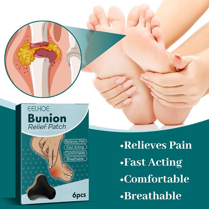 6 Stücke Gicht Behandlung Patch Finger Bunion Pain Relief Gips Fuß Daumen Korrektor