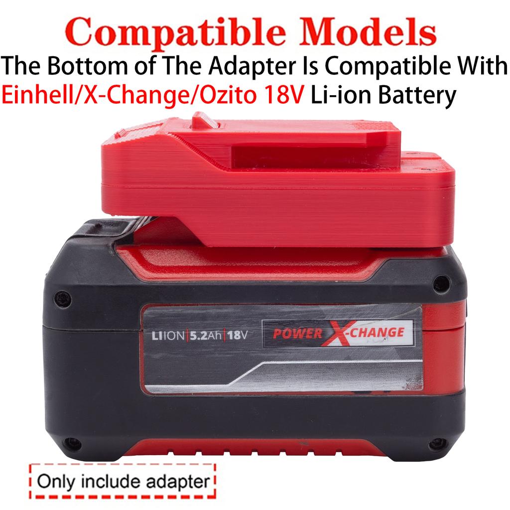 Battery Adapter For Aldi Ferrex 20V Li-ion Tools To Einhell/Ozito 18V Li-ion Battery Adapter Converter Power Tool Accessory