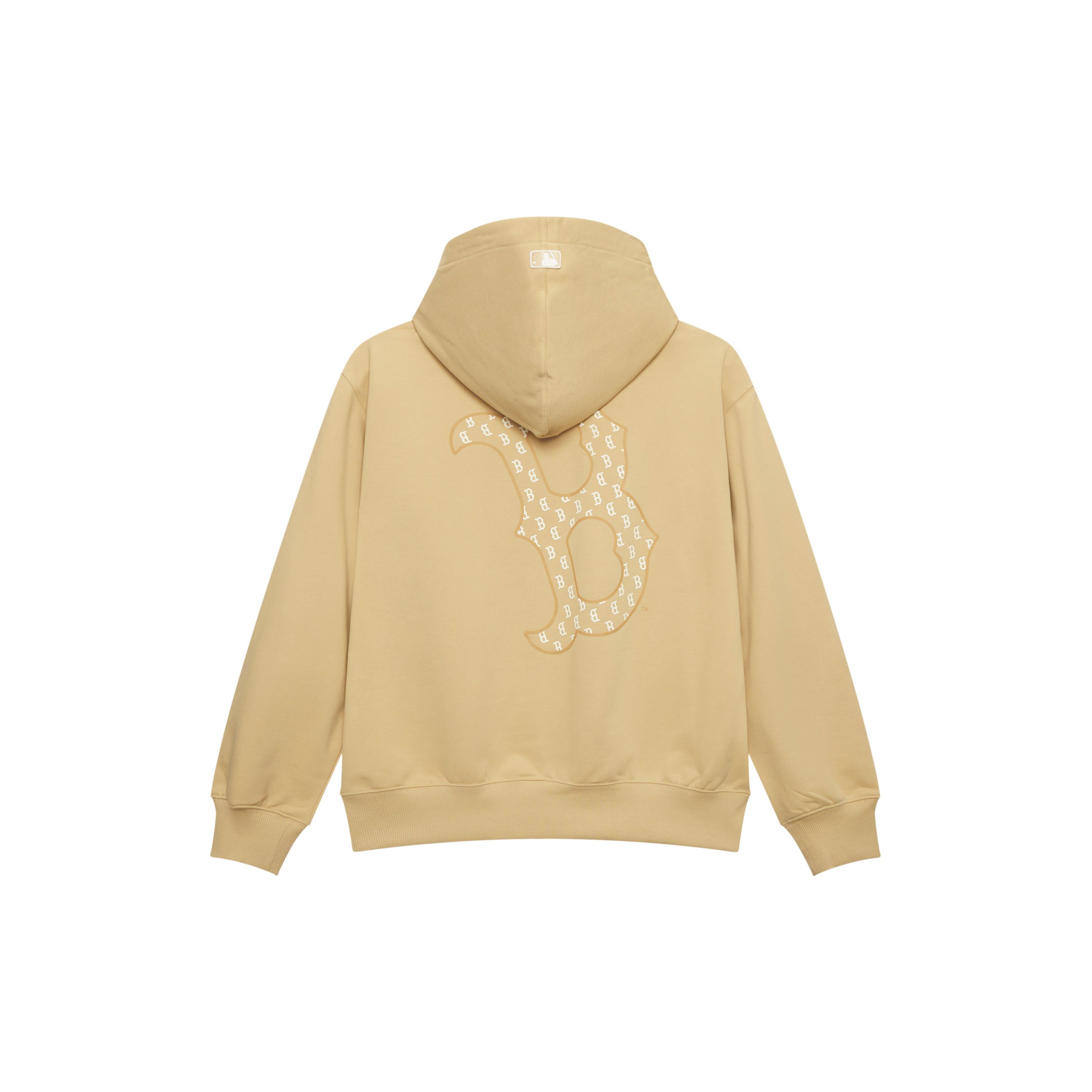 MLB Boston Red Sox Sweatshirt Unisex Light Beige 3AHDM0251-43BGL L