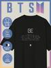 Übergroßes T-Shirt mit BTS -BE-Aufdruck