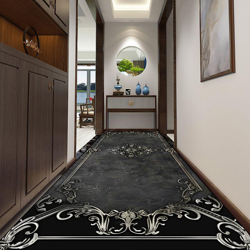 Moderner langer Flur Teppich Rutschfest Waschbar Läuferteppiche Teppiche Laufsteg Heimdekoration Hotel Flur Teppich Anpassbarer Teppich