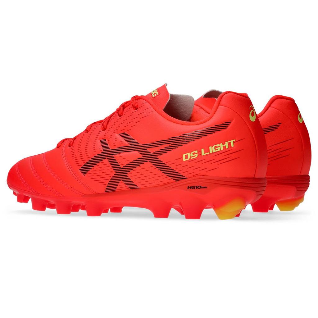 Asics DS LIGHT JR GS 1104A054 Soccer Size 600 Size 2E Shoes, Unisex, (Flash Red/Black), 23.5 Cm,