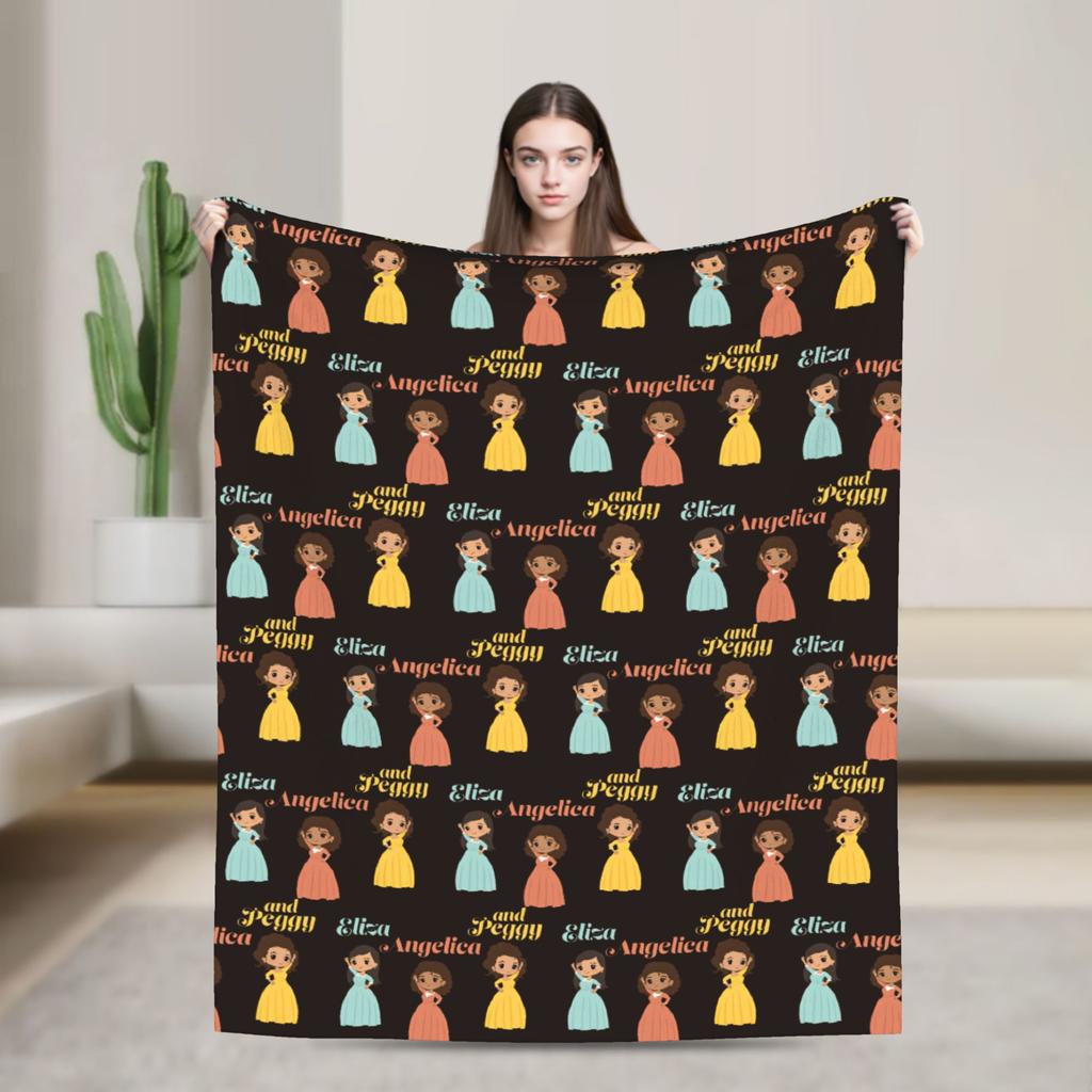 Eliza Angelica und Peggy Hamiltons Decken Flanell Lustig Warm Überwurfdecke für Stuhl Abdeckung Sofa Winter