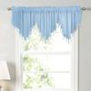 with Beads Tassels Triangle Curtains Embroidered Short Curtain Triangle Valances  Home Decor