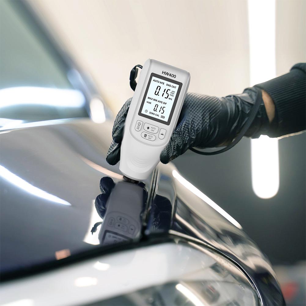 0-2000UM Digital Coating Thickness Gauge FE/NFE Car Paint Thickness Gauge Paint Measuring Meter Auto Paint Thickness Measurement