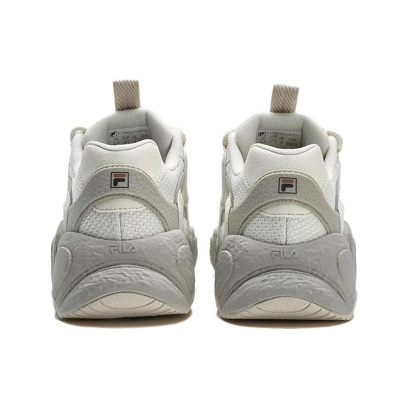 FILA Croissant Low top Casual Shoes Women's White Gray (Unisex) Casual Shoes F12W342103FTO