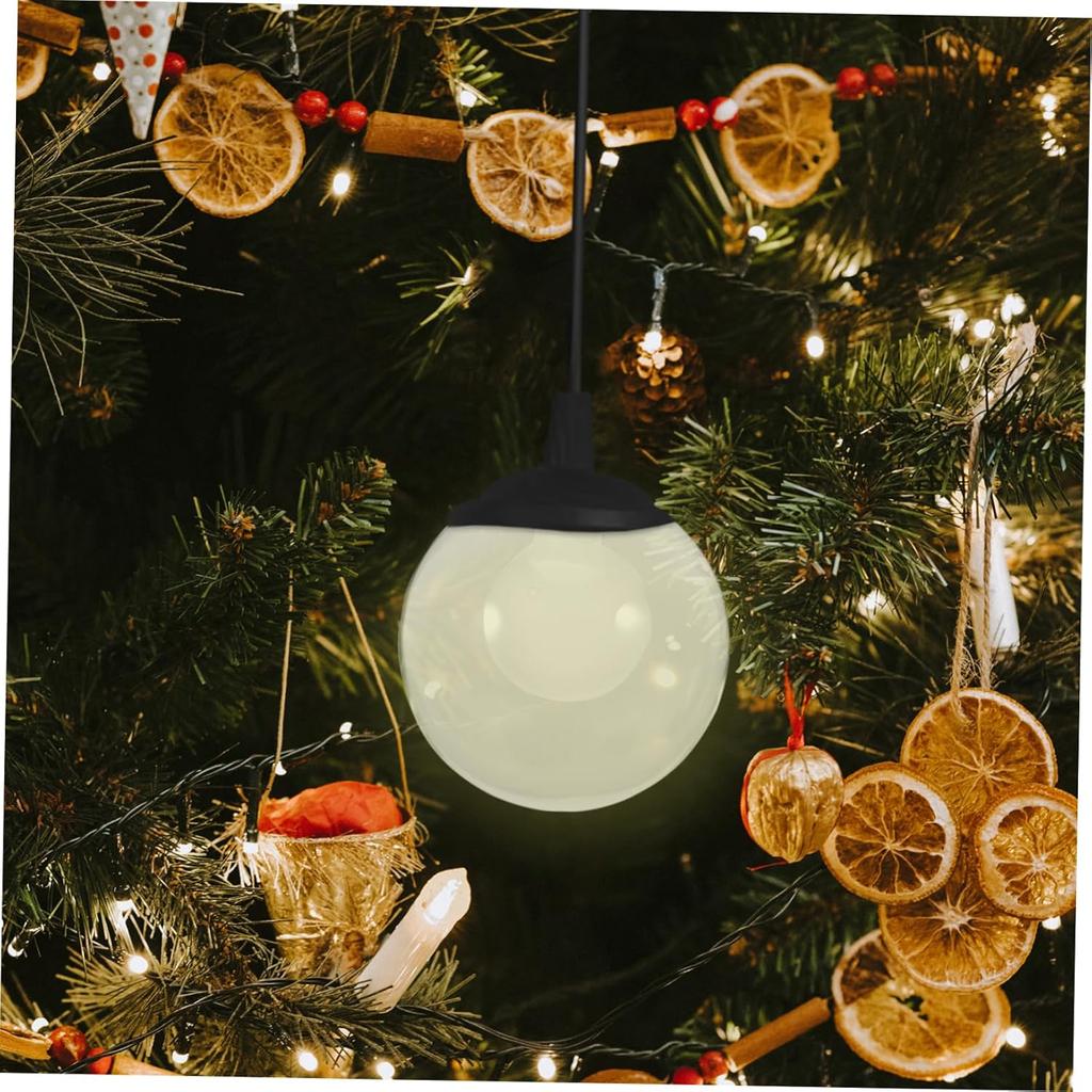 Cabilock Frosted White Glass Globe Ceiling Lampshade, 4.72 Inch Diameter, G9 Bulb Compatible, Soft Light, Easy Installation, Ideal for Chandeliers,