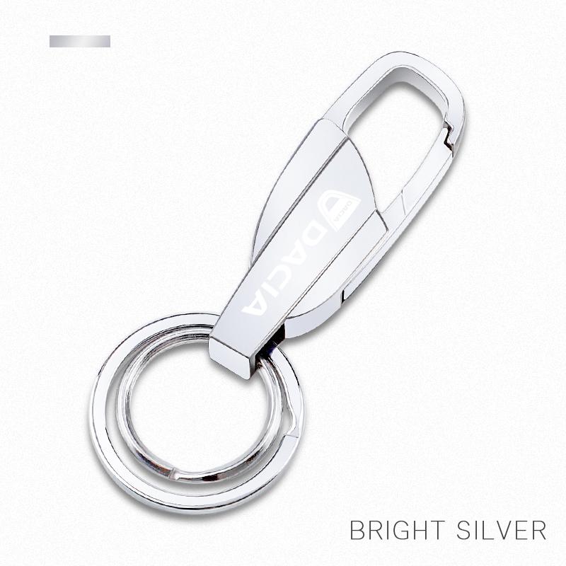 Support Customized Alloy Keychain For New Dacia Duster Logan Sandero Jogger Spring Stepway Dokker Lodgy MCV Accessories