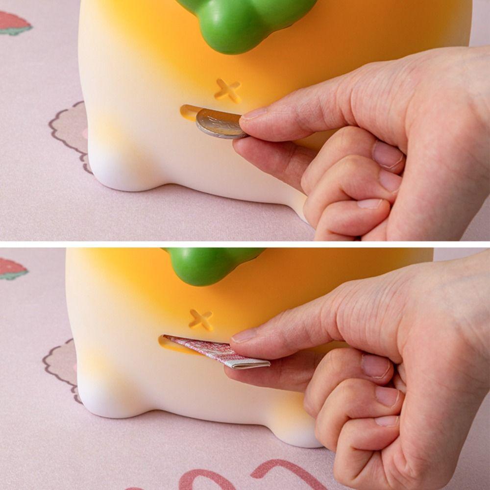 Vinyl Piggy Bank Large Capacity Saving Box Animal Figurines Money Boxes  Home Decoration