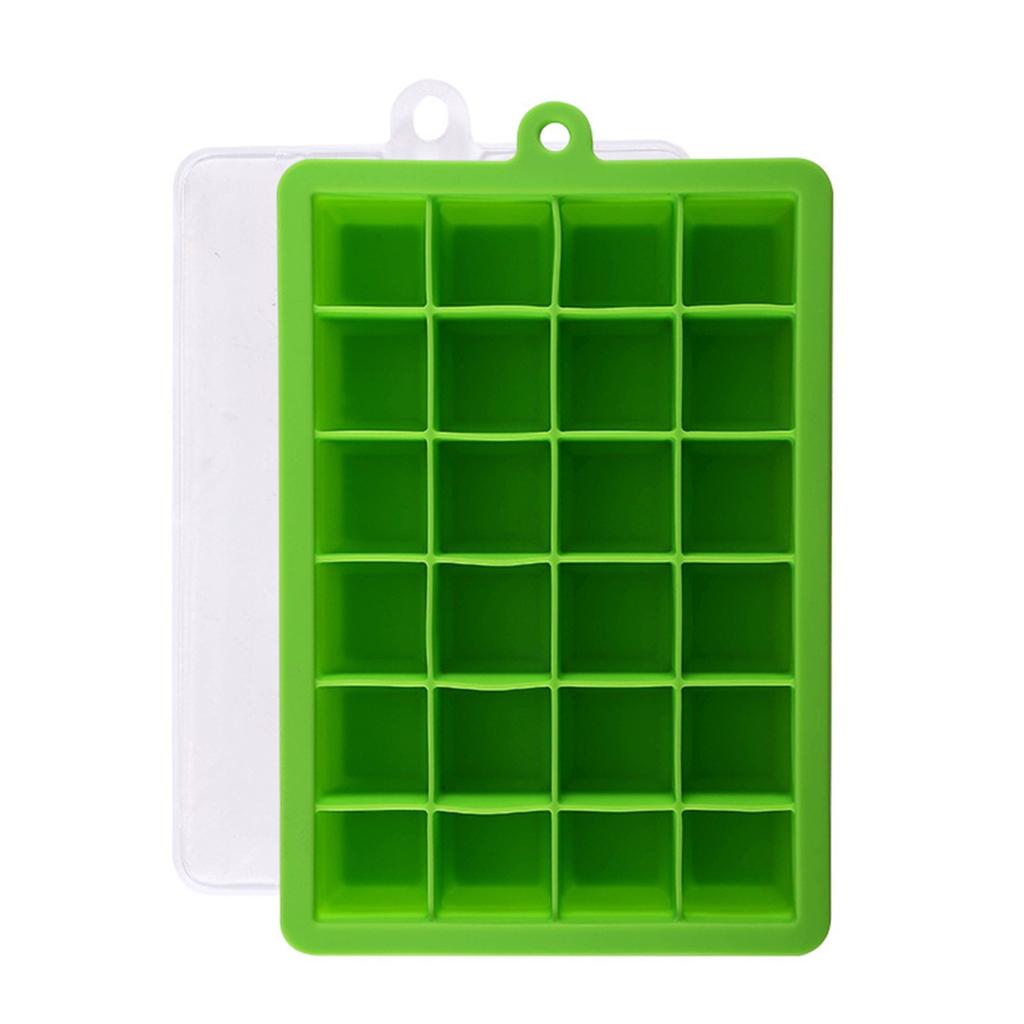 24 Silicone Ice Tray Molds With Lid Ice Molds Home Bar Ice Tray Ice Making