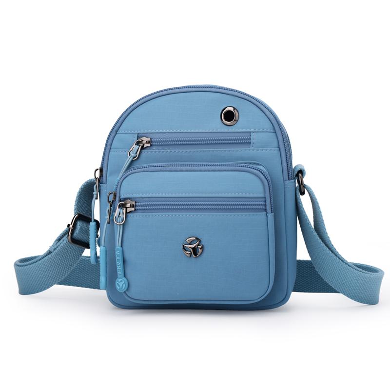 Borsa a tracolla piccola, quadrata, impermeabile, leggera, per cellulare, multistrato, per la mamma