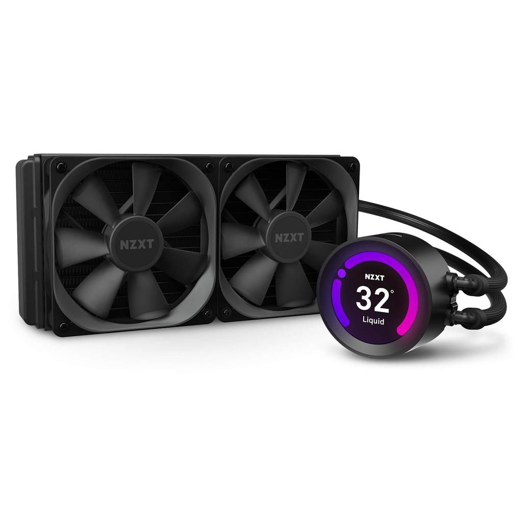 NZXT KRAKEN Z53 Simple CPU Cooler with LCD Water-Cooled Display, 240mm, RL-KRZ53-01 (FN1523)