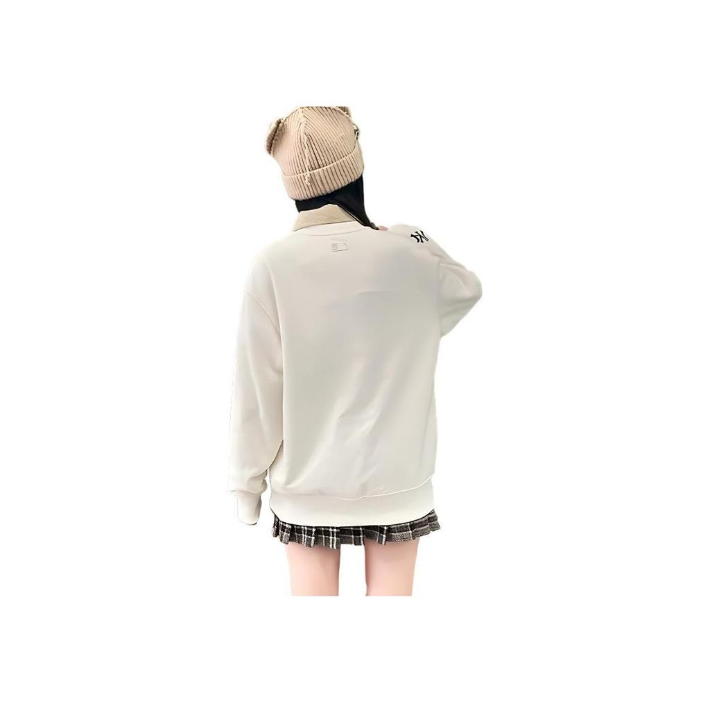 New MLB New York Yankees Sweatshirts Unisex White 3AMTU0131-50CRS