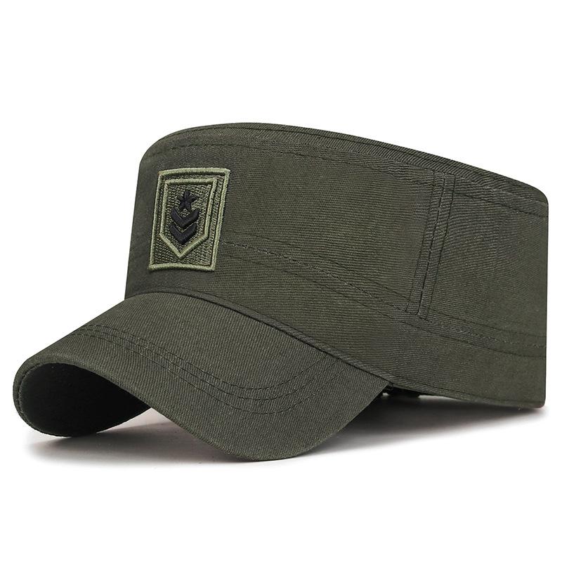 Northwood 3 Colors Casual Men's Adjustable Camouflage Flat Top Hat Simple Three-dimensional Embroidery Sunhat Men Trucker Hat