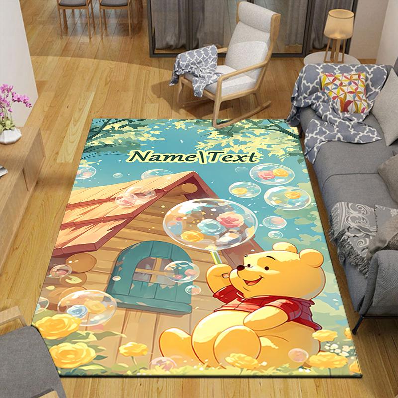 Custom 1Pc Piglet'S Heartfelt Adventure Rug Office Carpet Indoor Outdoor Entrance Doormat Nonslip Soft And Comfortable Living Room D916345