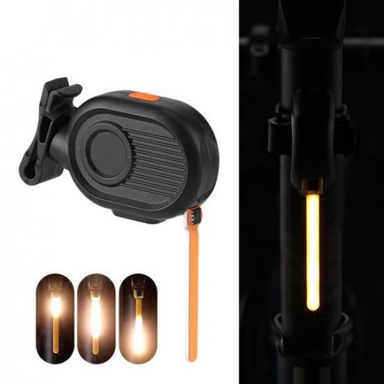 Bicycle Bike Rear LED Tail Light Wireless Cycling Flowing Navigation Tail Light