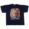 Lion T Shirt XL Vintage Black King of Kings T-shirt Vintage Graphic Oversized Unisex T-Shirt