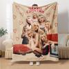 Sabrina Carpenter'S Heartfelt Notes Blanket Soft Throw Blanket For Home Bedroom Bed Sofa Travel Office Solid Christmas Blanket