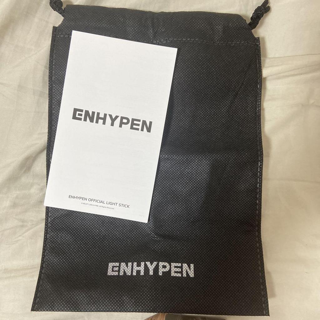 [USED] ENHYPEN Official Light Penlight ver.1 with all member trading cards