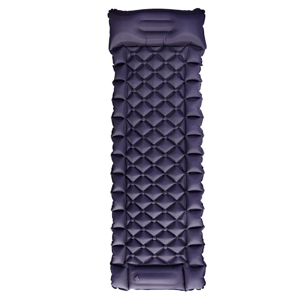 Products Outdoor Inflatable Mattress Portable Picnic Camping Inflatable Mat TPU Patchwork Foot Inflatable Single Mattress
