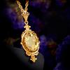 100% Sterling Silver 925 Citrine Necklace Women Luxury 10*14mm 8ct Oval Yellow Stone Pendant Victoria Style Jewelry Gift Female