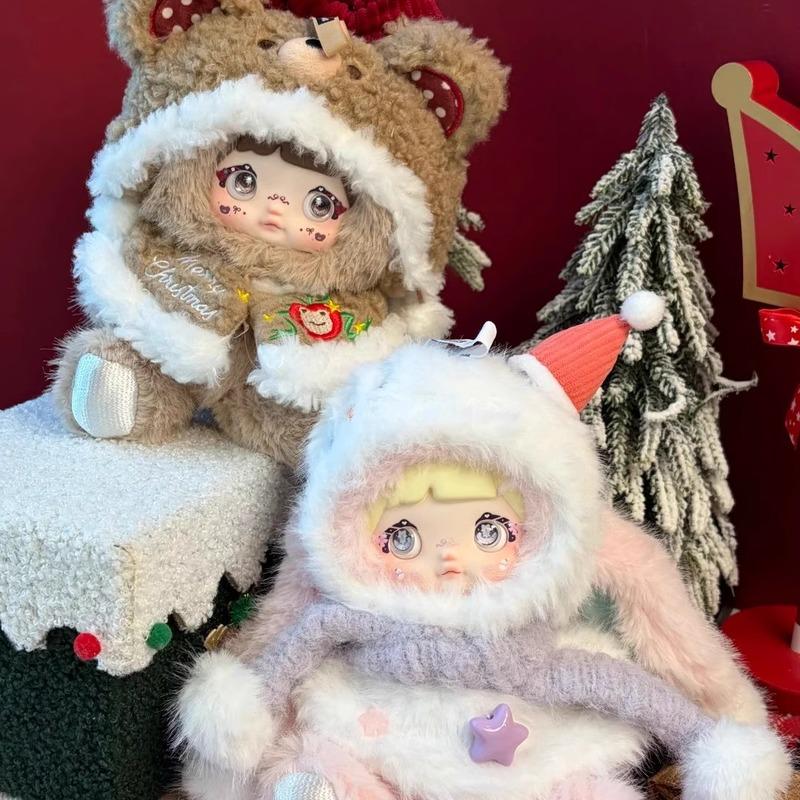 Top Toy Authentic Nommi Wonderful Christmas Night Series Blind Box Trendy Toy Cute Plush Doll Keychain Bag Charm Gift For Kids