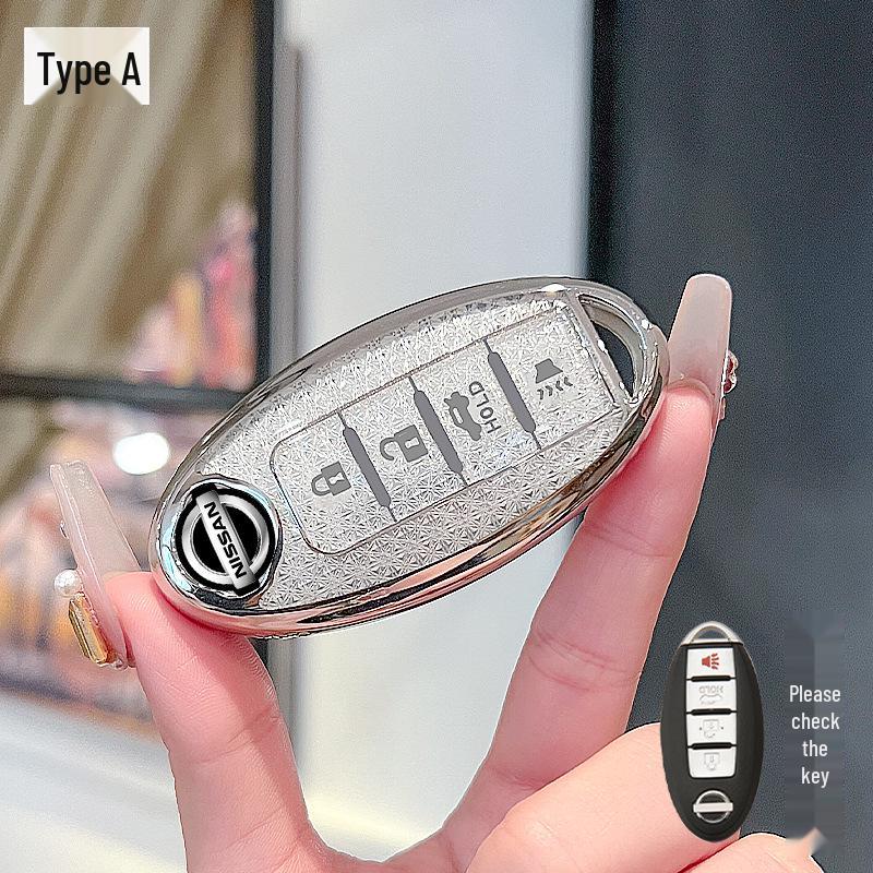 Nissan Key Covers: Compatible with X-Trail, Teana, Tiida, Terra, Murano, Sylphy, Qashqai, and Other Passenger Car Models.