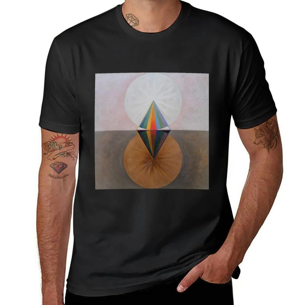 Hilma Af Klint The Swan, No.12, Group IX-SUW T-Shirt Vintage Anime Clothes T Shirts for Men Cotton