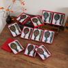 1set Vintage Peacock Makeup Mirror and Comb Women Portable Handheld Travel Vanity Mirror Elegant Retro Design