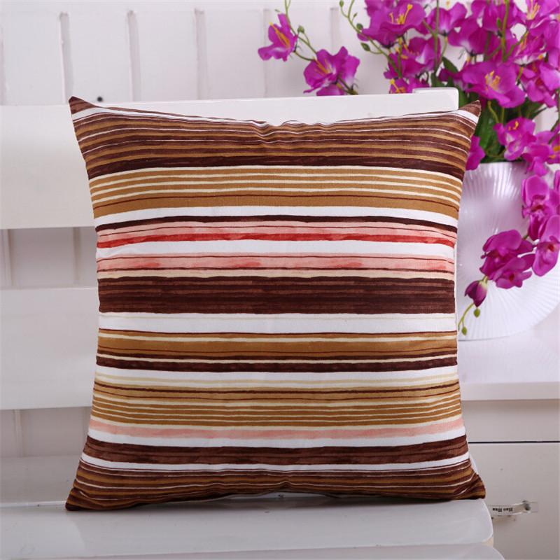 45x45cm Classic Geometric Printed Throw Pillowcase Home Sofa Chair Seat Cushion Cover Autumn Decoration