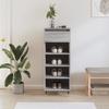 VidaXL Shoe Cabinet Sonoma Grey 40x36x105 Cm Engineered Wood 831458