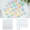 Letter Clay Molds Letter Keychain Moulds Letter Craft Mould Silicone Material Epoxy Resin Mould for DIY Pendant Keychain