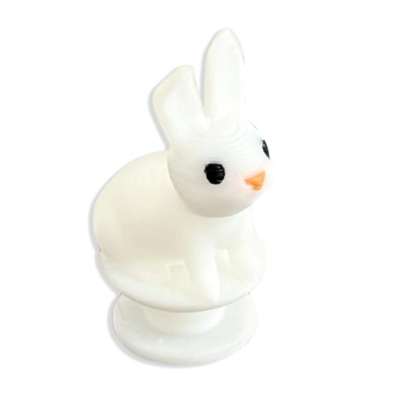2/3/4/5/6/8/10Pcs White Rabbit Clog Shoe Charm Lightweight DIY Clog Slipper Sandal Plastic Bunny Decoration Kids Adults Shoe Accessories