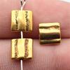 Twisted-Pattern Small-Hole Spacer Beads Mini Antique Bronze Silver Jewelry Making String Beads Separator