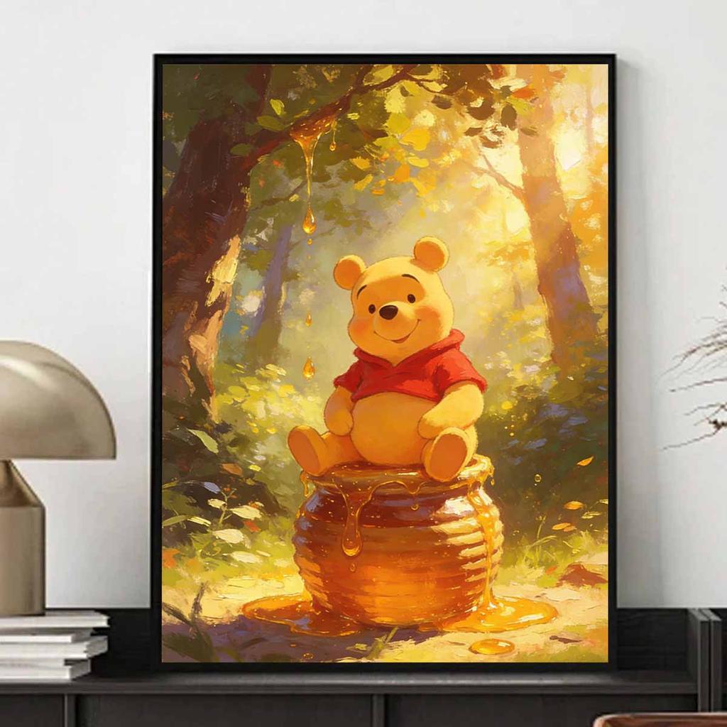 Disney Winnie The Pooh Honey Pot Diamond Painting Art Kit Mosaic Handmade Diy Gift Home Decor