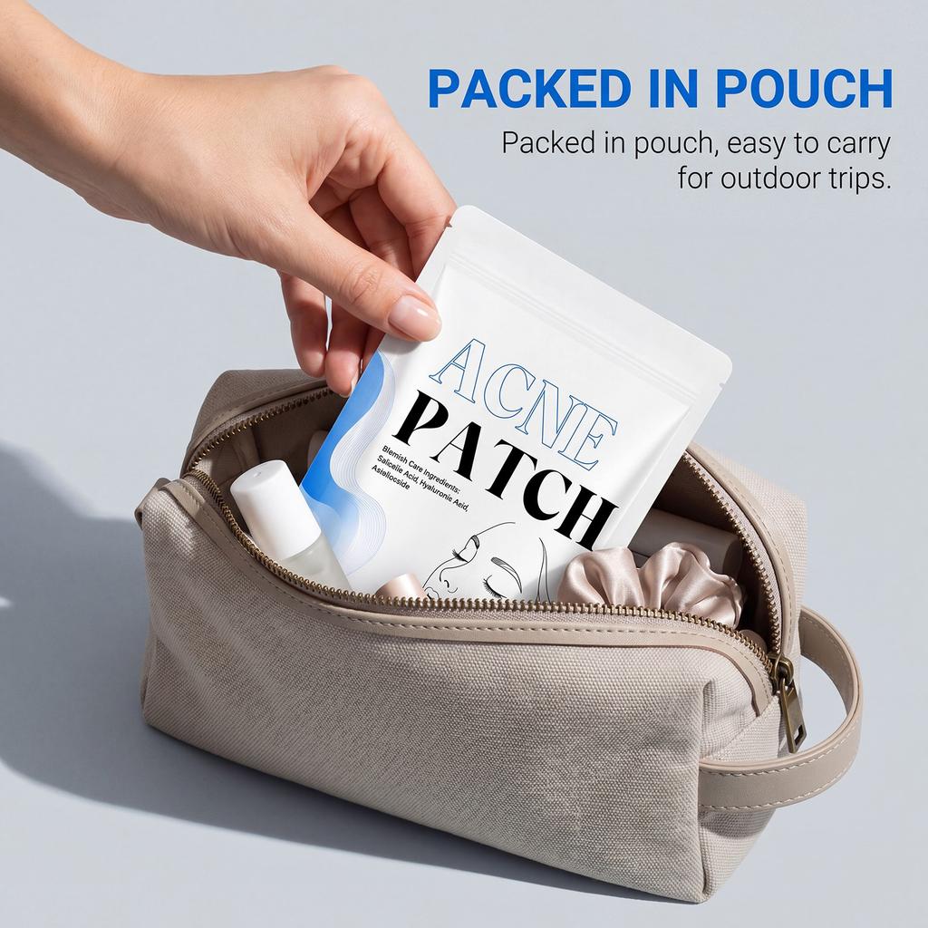 Microneedle Patches, 9 Packs Dissolving Pimple Patches for Face, Overnight Stickers with Hydrocolloid, Zit Patches for Blemishes