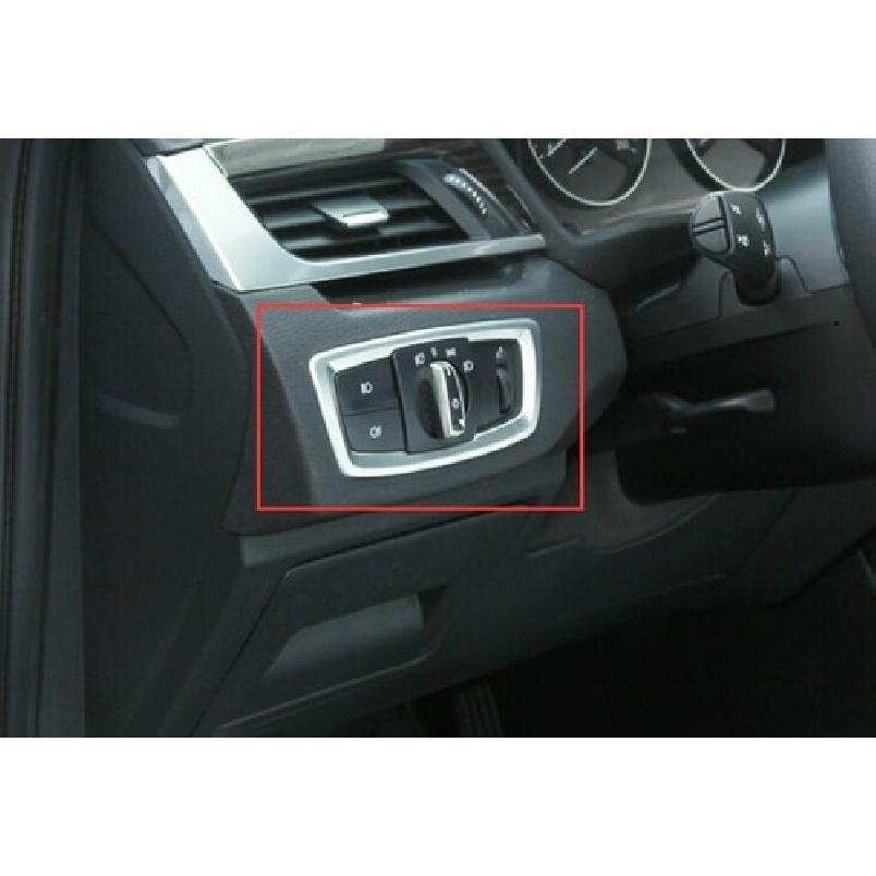 Fit For BMW X1 F48 2016-2022 ABS Silver Function Control Button Button Trim 1PCS