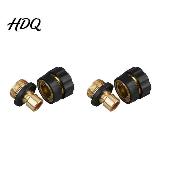 Quick Connect Garden Hose Connector Fittings Release 3/4 Inch Leakproof Water Adapter Universal Fittings for Irrigation Adapter