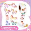 100-500pcs Cartoon Animal Unicorn Sticker Kids Reward Sticker Gift Decoration Label Encouragement Student Stationery Stickers