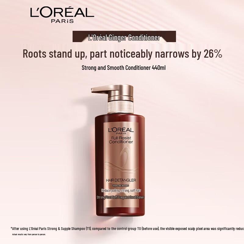 L Oréal Кондиционер для объема с имбирным маслом для контроля жирности