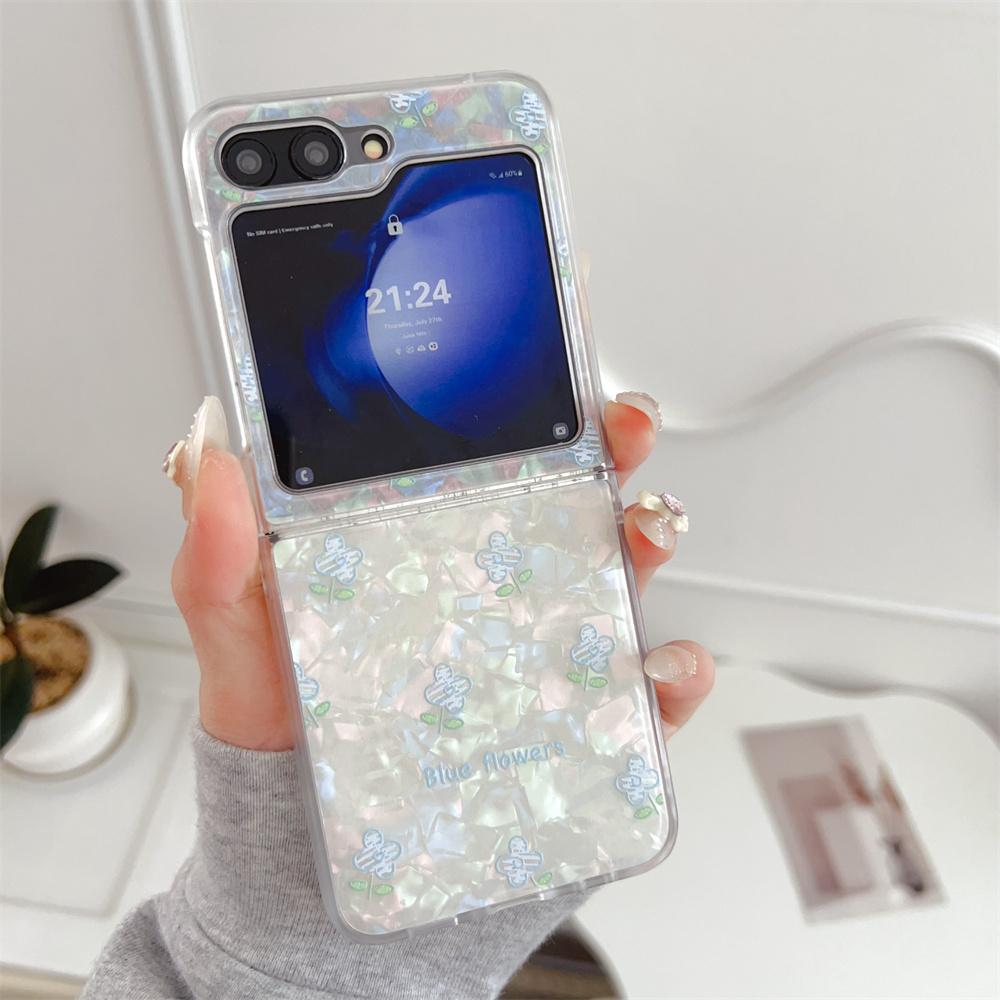 

Чехол flip6 flip5 с рисунком в виде цветка тюльпана, роскошный ультратонкий противоударный для Samsung Galaxy Z Flip 6 5 4 3 Z5 Z6 5G, чехлы, чехлы for Samsung Z Flip 6