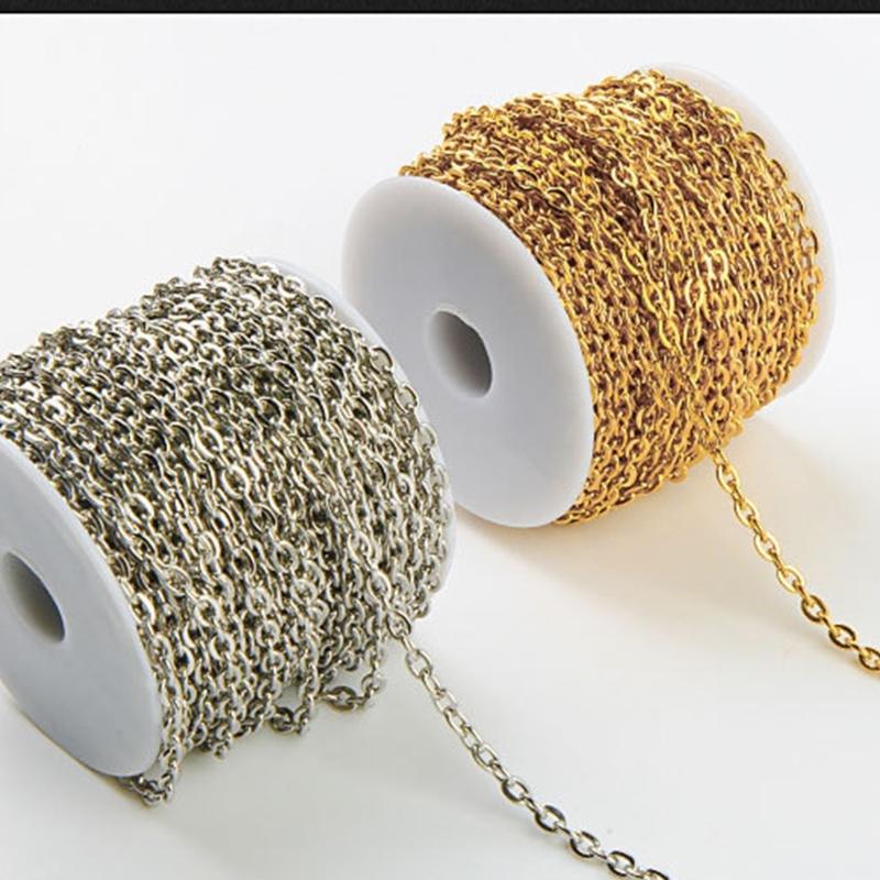 65.61Feet DIY Necklaces Chain 0.25-1mm Jewelry Making Chain for Jewelry Making DIY Necklaces Earring Keichain Pendants