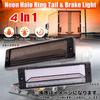 Universal LED tail flowing turn signal light 24V compatible lamp, brake, reverse, lamp, truck, trailer, truck, 12V,